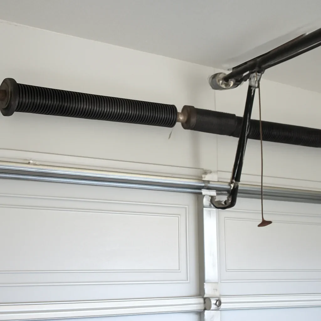 Garage door spring service for a North Vancouver residential property