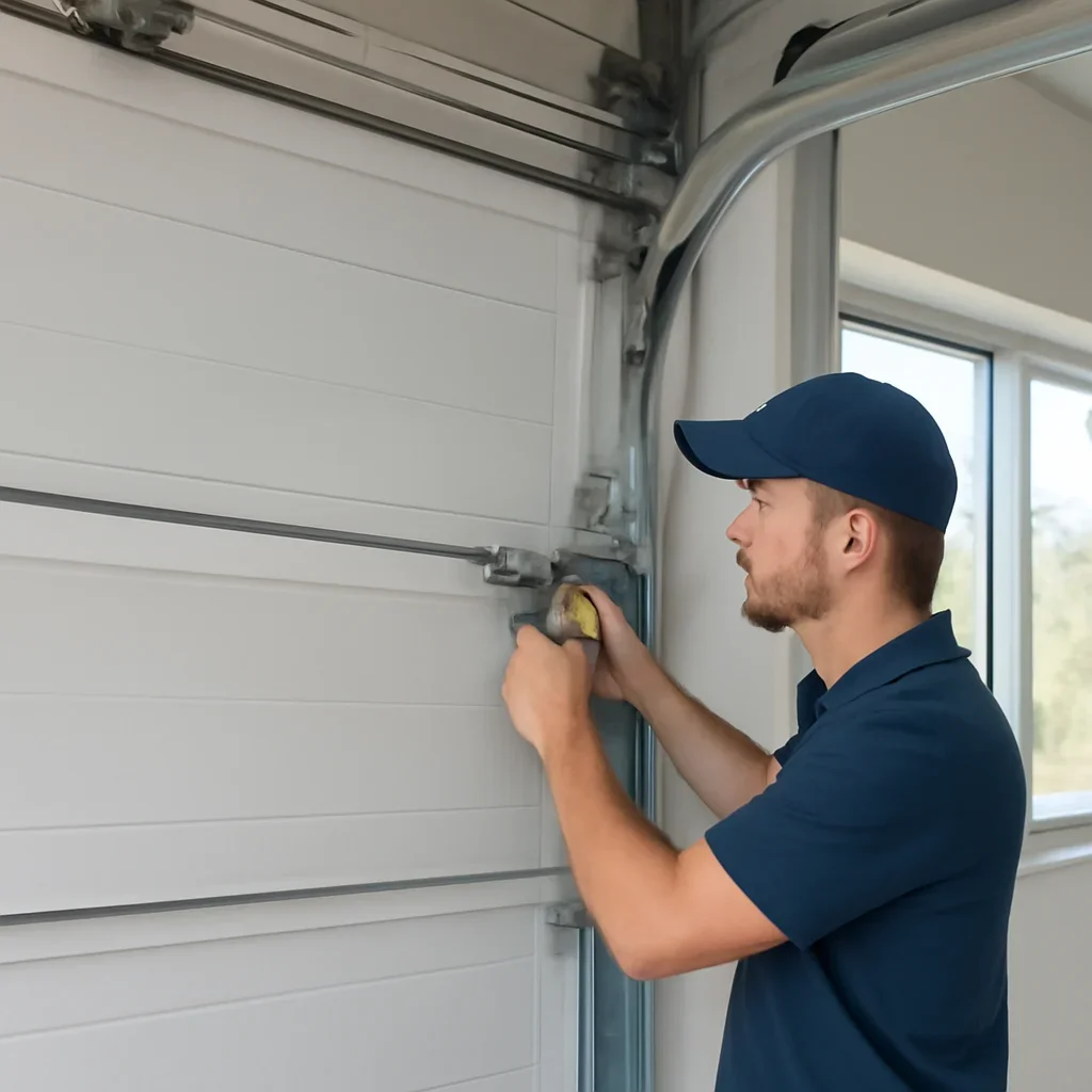 Commercial garage and service access at a North Vancouver business property