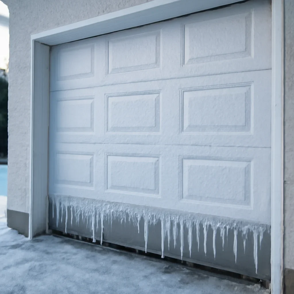 Homeowner requesting frozen garage door service in North Vancouver