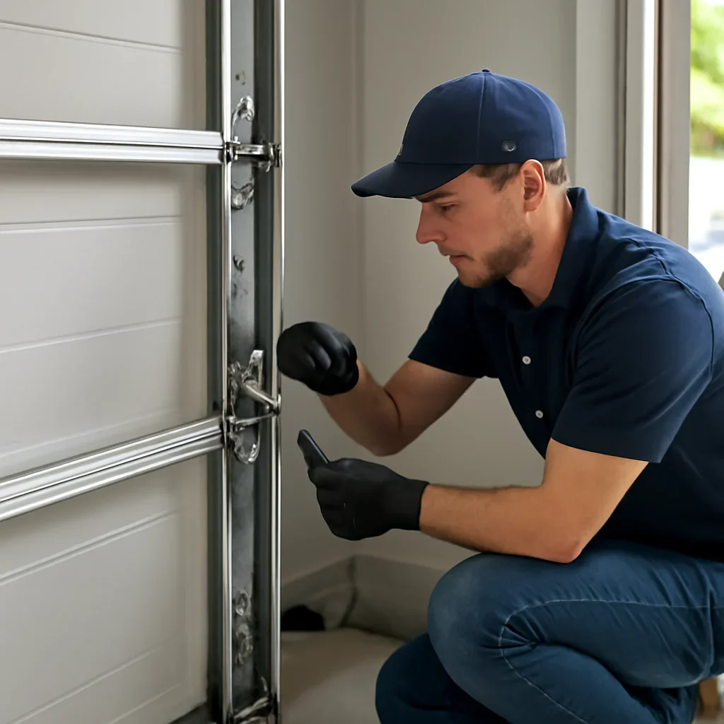 North Vancouver homeowner discussing a loose or snapped garage door cable