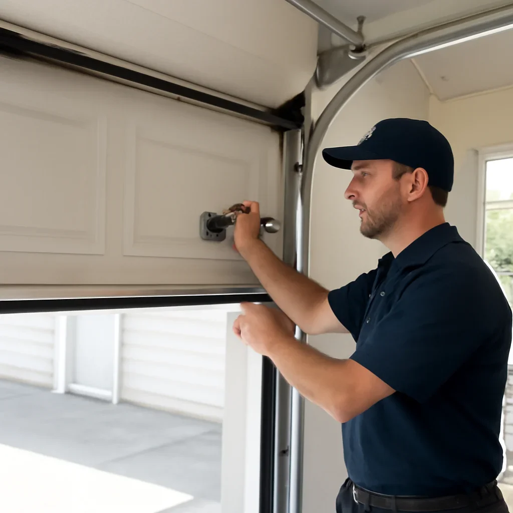 Homeowner requesting garage door maintenance in Edgemont Village and Upper Capilano