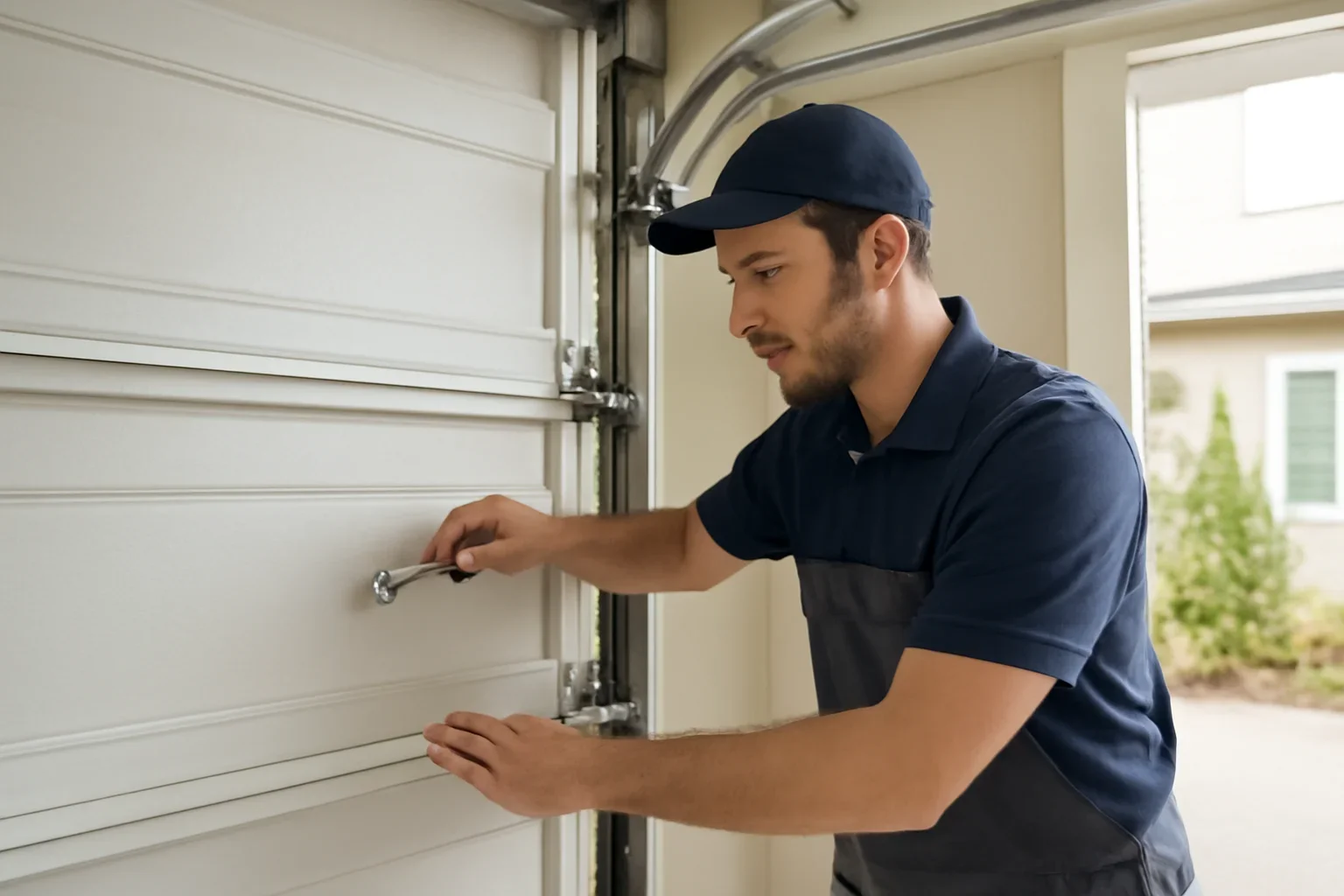 Garage door maintenance consultation for a homeowner in Edgemont Village and Upper Capilano