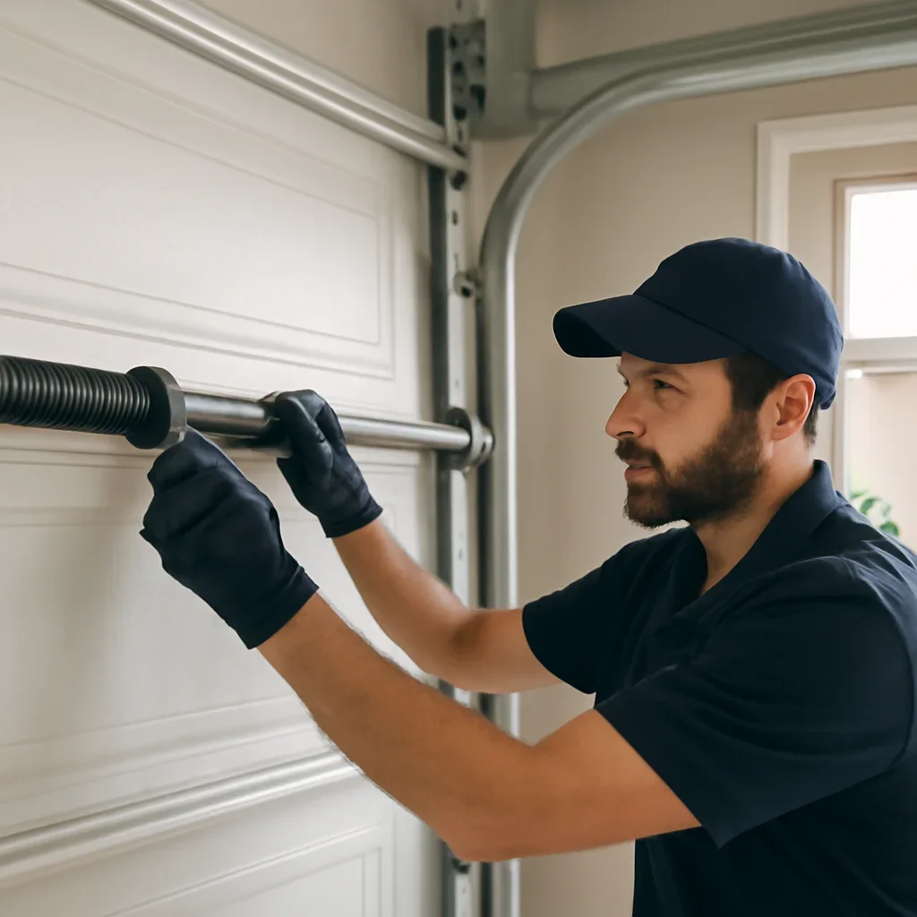 Residential garage doors near established homes in Edgemont Village and Upper Capilano