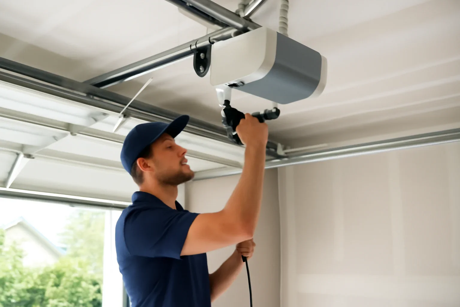Garage door opener installation being planned for a North Vancouver home