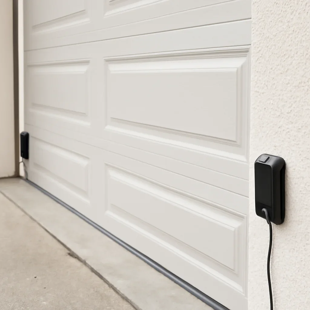 Homeowner requesting garage door sensor repair in North Vancouver