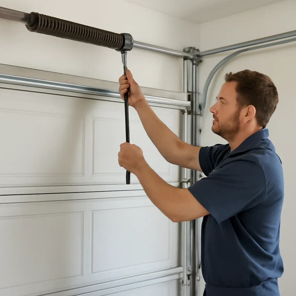 Homeowner requesting garage door spring repair in Edgemont Village and Upper Capilano