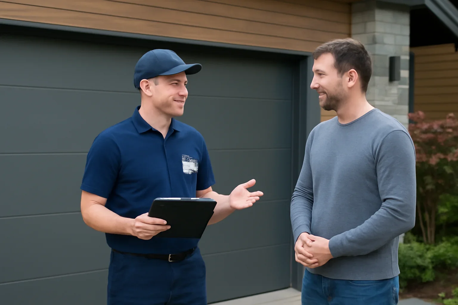 Professional garage door services for a North Vancouver home