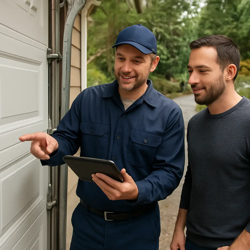 Lynn Valley homeowner requesting garage door service