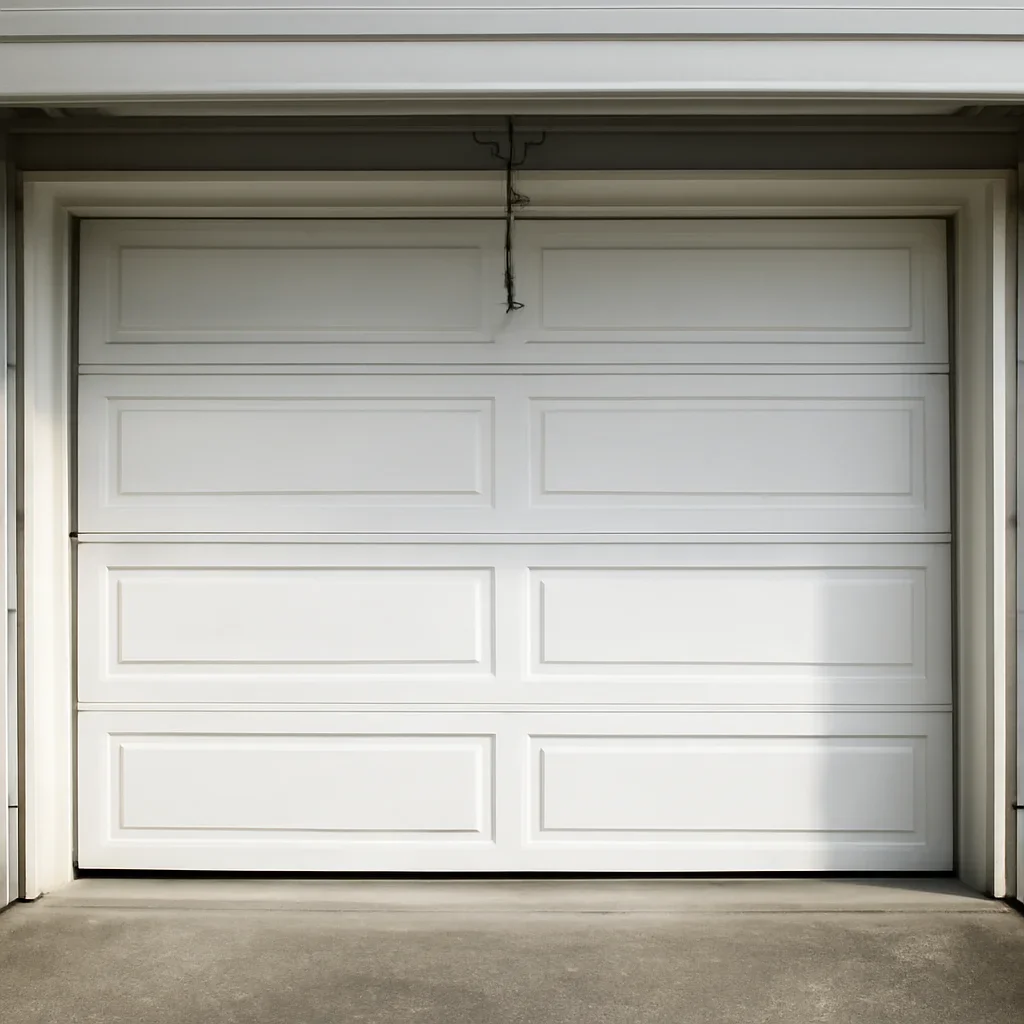 Attached residential garages in a North Vancouver neighbourhood