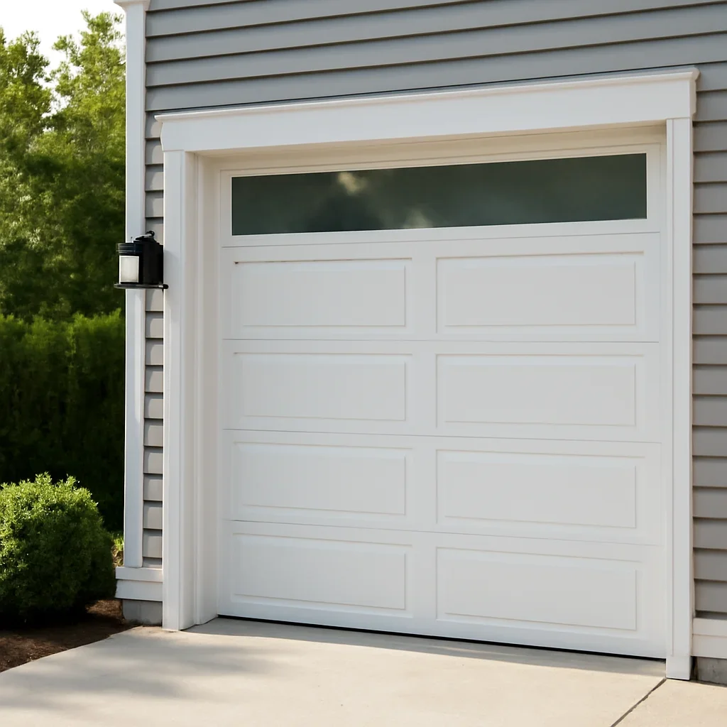 North Vancouver homeowner discussing neighbourhood garage door service needs