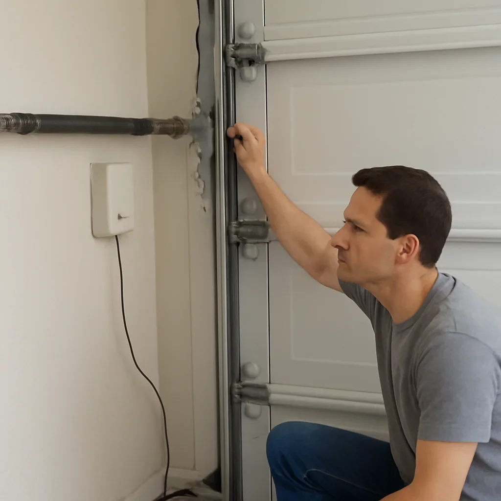 Close inspection of garage door components related to a remote failure when the wall control still works